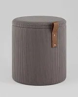 Пуф Руни S с ящиком, вельвет тёмно-серый УТ000040201 Stool Group Пуф Руни S с ящиком, вельвет тёмно-серый УТ000040201 Stool Group